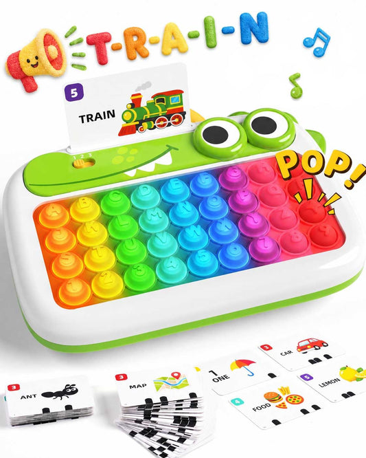 Yeeammk POP&Spelling ABC Numbers Letter Toddler Learning Toys